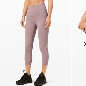 Lululemon Wunder Under Scalloped Hem High-Rise Crop 23”